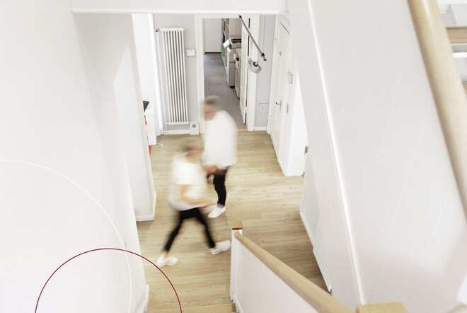 Bewegung im ttp-Flur