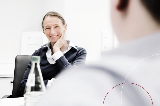 Beate Theede im Gespräch