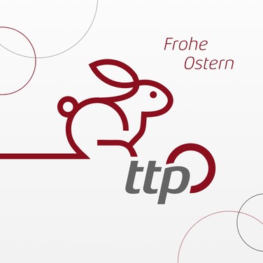 Grafischer Hase mit ttp Logo