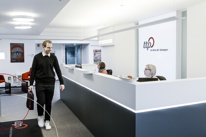 Empfangstresen von ttp in Flensburg