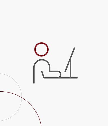 Grafikkachel: Arbeiten am PC