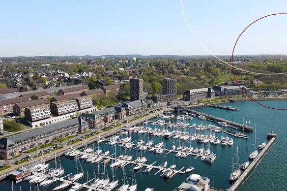 Blick auf die Niederlassung von Hochzwei