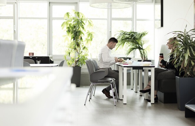 Rechteckiges Bild von Finn-Erik Horn in einem hellen Raum