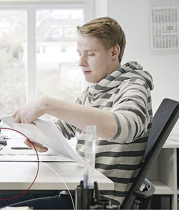 Auszubildender bei ttp