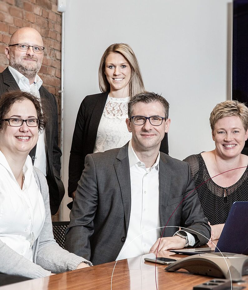 Gruppenfoto der Mitarbeiter von ttp.lohn