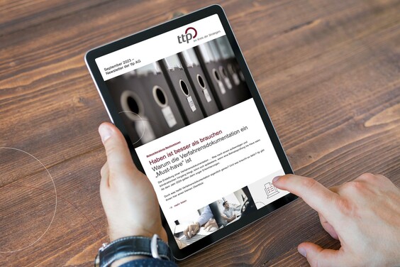 Der neue ttp-Newsletter ist da