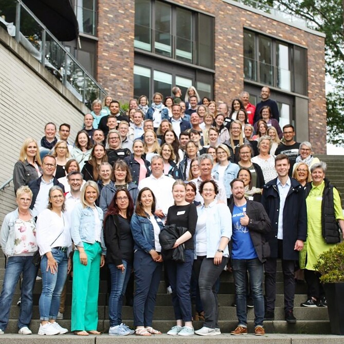 Gruppenbild der ttp-Mitarbeiter