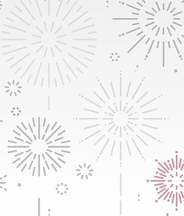 Grafische Sterne und Wunderkerzen vor grauem Hintergrund