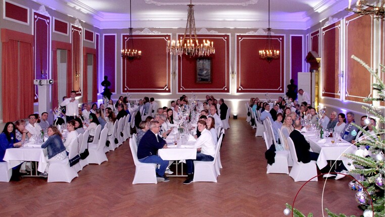 Gruppenbild der ttp Weihnachtsfeier