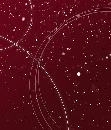 Roter Hintergrund mit weißen Punkten