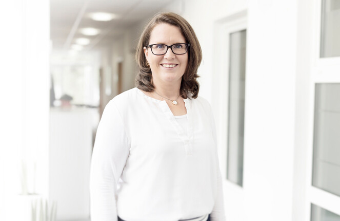 Stefanie Kenzler posiert vor der Kamera