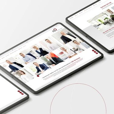 Ein Ipad mit geöffneter ttp Startseite