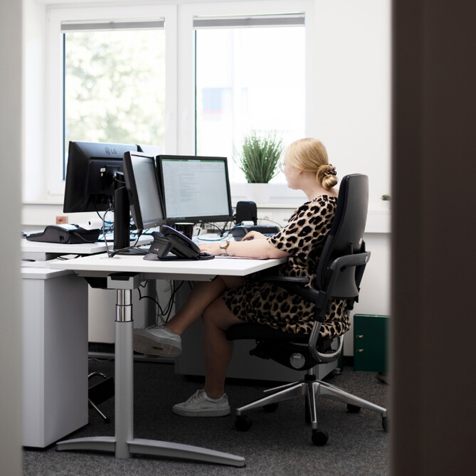Blick in einer Büro von ttp