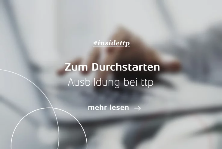 Graue Kachel zum Ausbildungstart